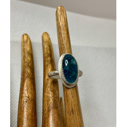 Apatite Silver Ring size 7 1/2